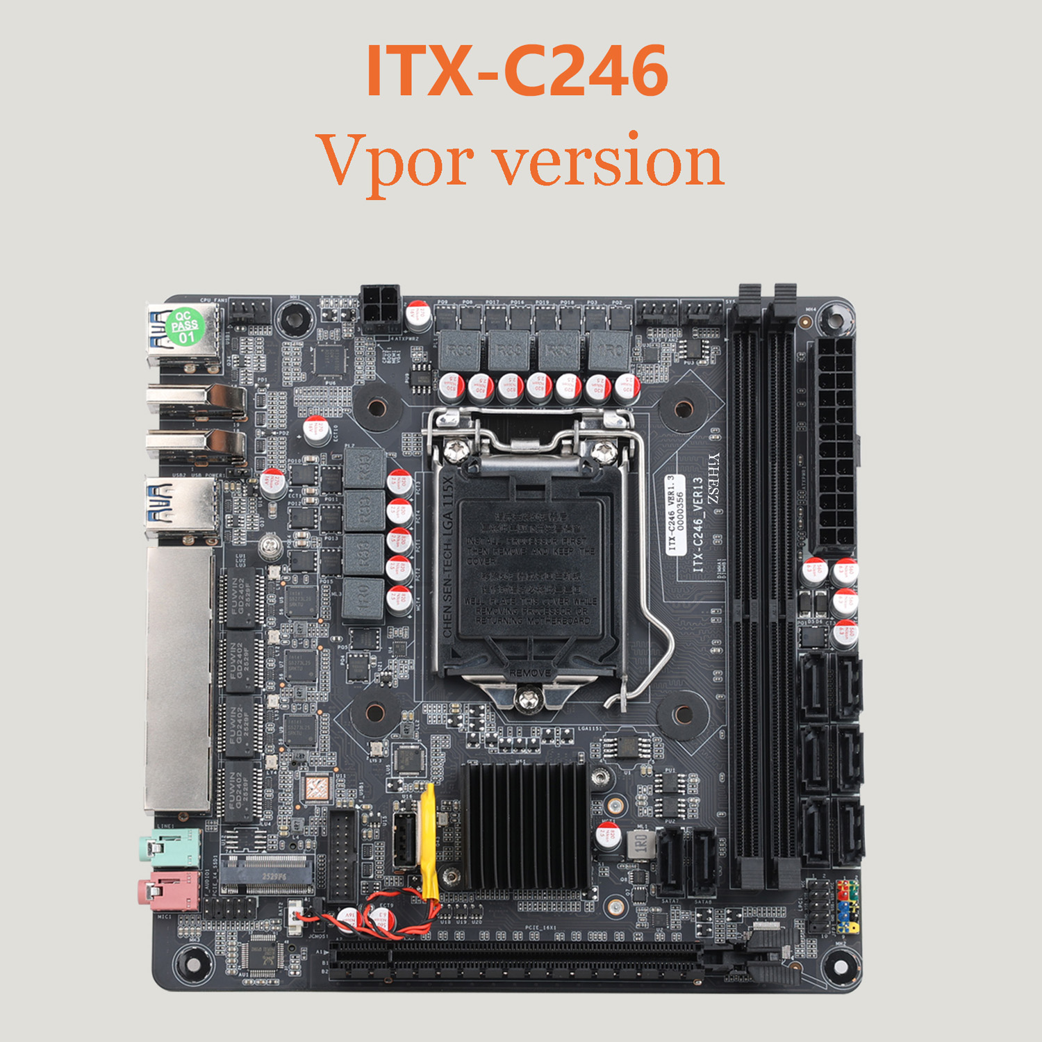 C246 Mini-ITX Motherboard 8 Ba - Nas Motherboard 8 Sata Mini Itx 评论和价格