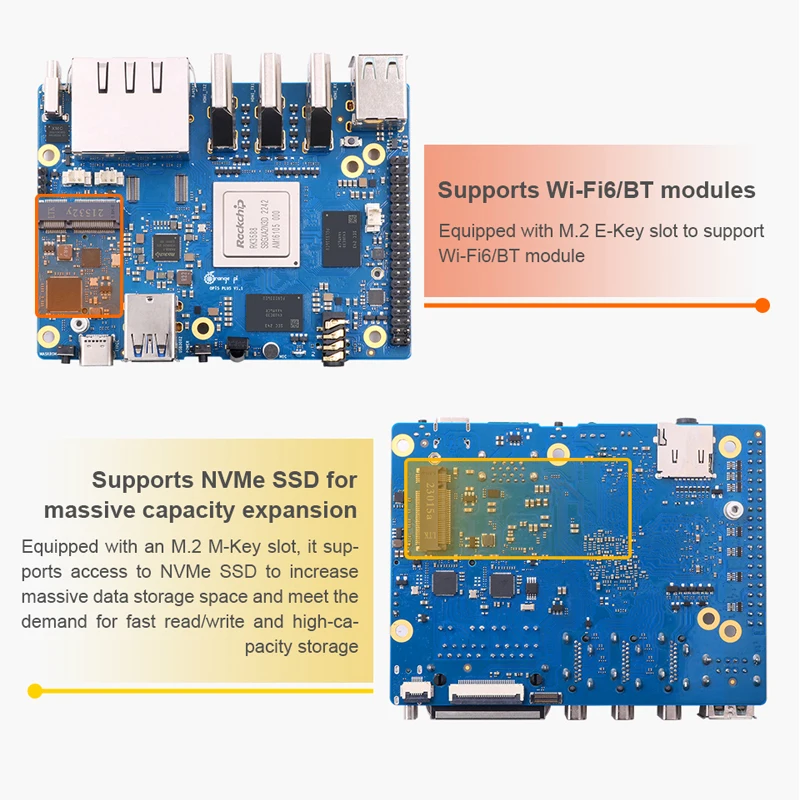 Orange Pi 5 Plus 4 8 16 GB RAM - Rockchip Rk3588 Development Board 评论和价格